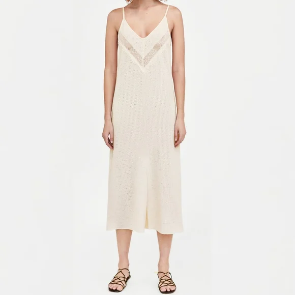 white christmas dresses Striped Rib Dress
